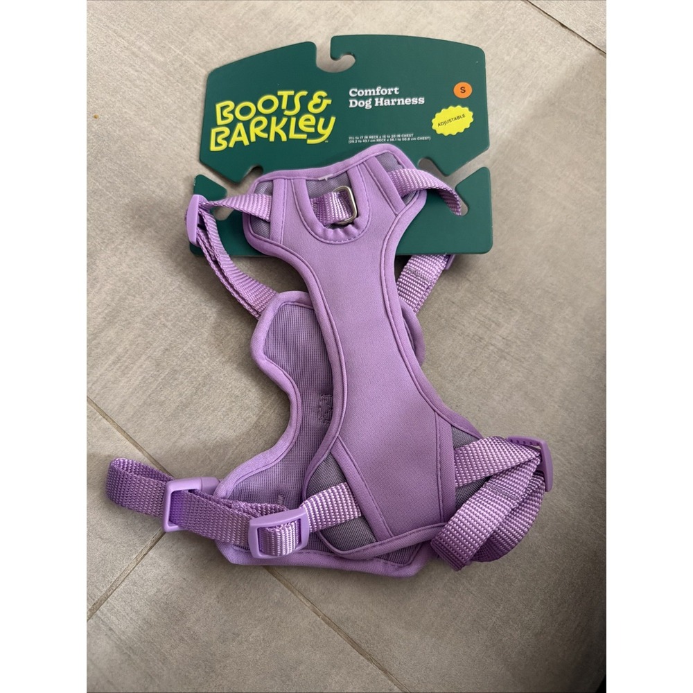 Boots & Barkley Comfort Dog Harness Small Purple Adjustable Up to 25 lbs NEW